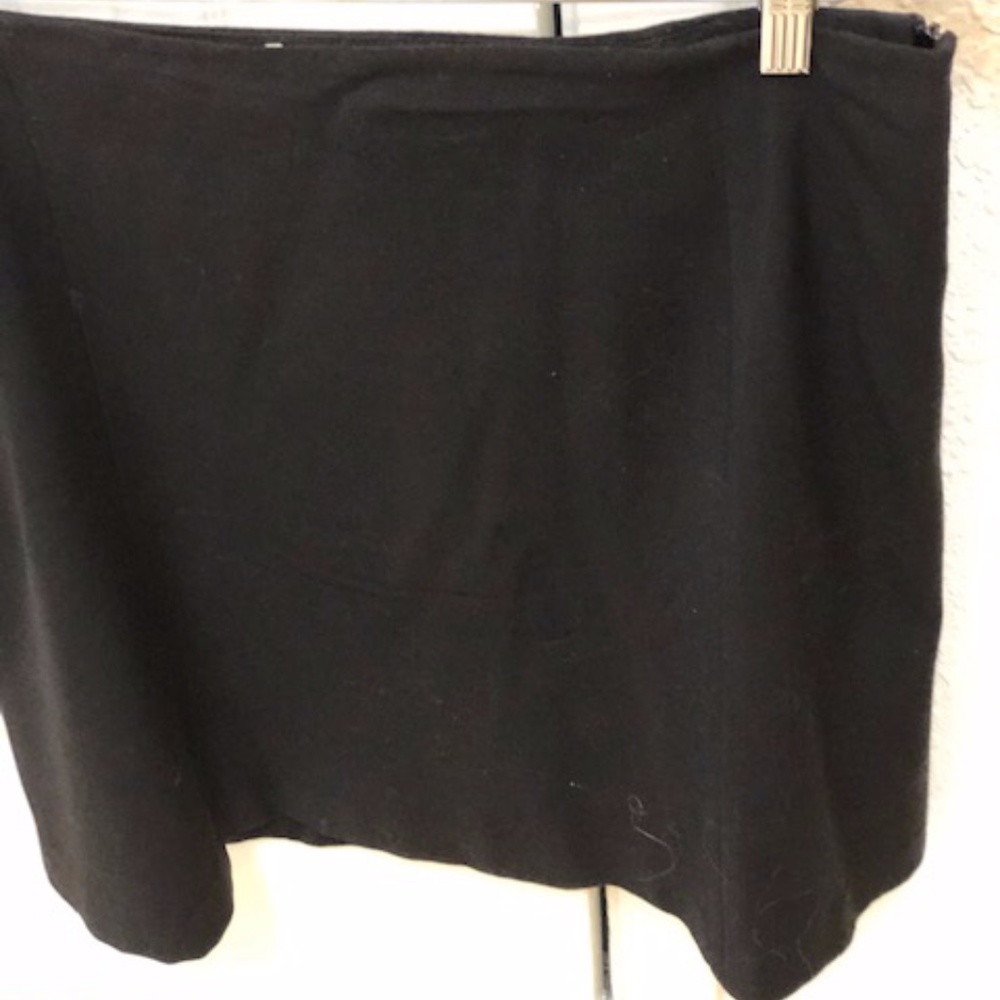 Gian Franco Ferre Black Wool Skirt